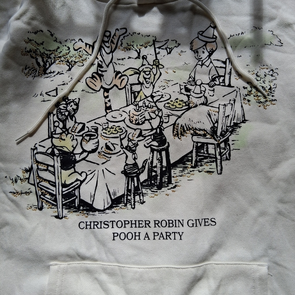 Disney Winnie the Pooh Cream Hoodie - Picture 2 of 4